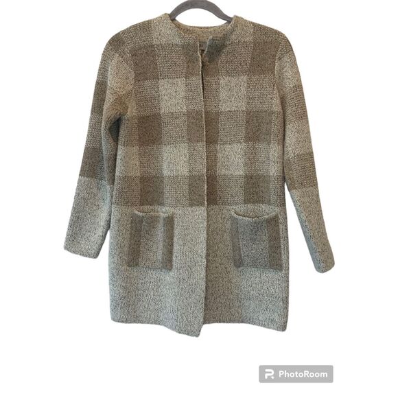 Vintage Yaira open sweater cardigan Petite Medium - Picture 1 of 4